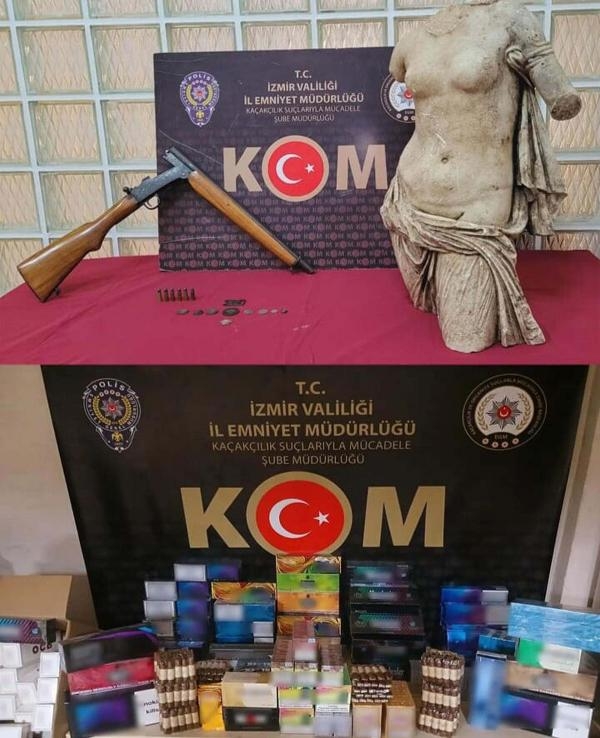 İzmir'de kaçakçılara 17 operasyon