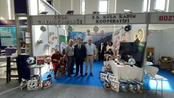 Kulalı kadınların ürettiği el dikimi toplar Expo Sport 2023'te