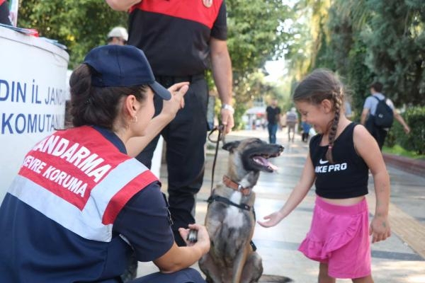 Buz adı adlı bomba köpeği, yangın tespit köpeği 'Şimşek'e ilgi