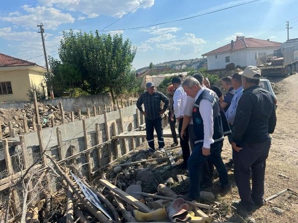 MASKİ'nin Mollaahmetler'de menfez çalışmaları sürüyor