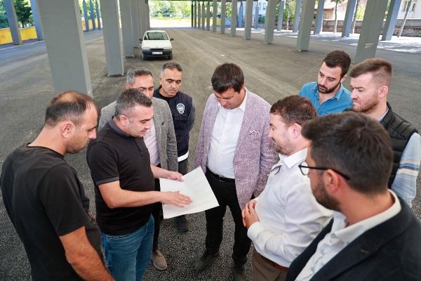 Şekerevleri Pazar Yeri yenileme çalışmalarında sona gelindi