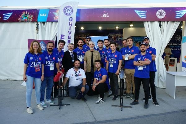 TEKNOFEST'te Ege Üniversitesi standına 7'den 70'e ilgi