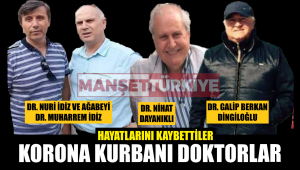 İzmir'de 4 doktor koronadan öldü