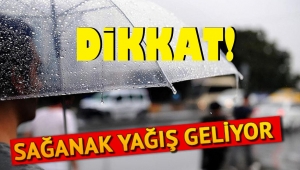 İzmir'de kuvvetli gök gürültülü sağanak yağış