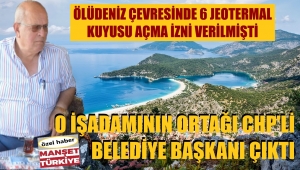 Ölüdeniz'de jeotermal kuyusu açma izni alan işadamının ortağı bakın kimmiş!