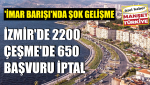 2200 kişiyi imar affı bile kurtaramadı!