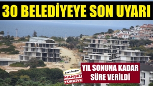 Belediyelere yazı gitti! Yıl sonuna kadar süre