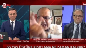 Canlı yayında şok eden hareket