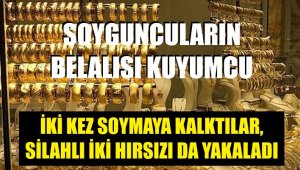 İzmirli kuyumcu soyguncunun silahını elinden aldı..