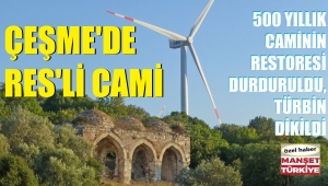 Tarihi camiye RES minare!