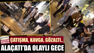 Alaçatı'da silahlar patladı
