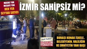 İzmir'in göbeğinde kötü görüntü!