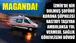 Yol vermediği ambulansın şoförünü dövdü