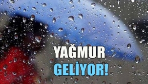 Bu akşam ve yarın yağmur var