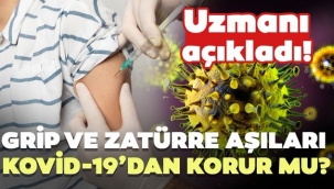 Grip-zatürre aşısı koronadan korur mu?
