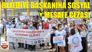 Kadın başkana 600 lira ceza kesildi