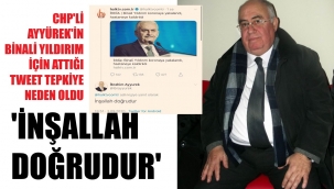Binali Yıldırım'ın hastalığına sevindi