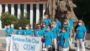 Çeşme'nin ilk kadın derneği iş başında