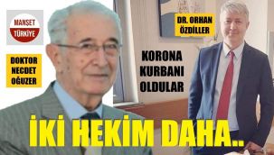 İki doktor koronavirüsten yaşamını yitirdi