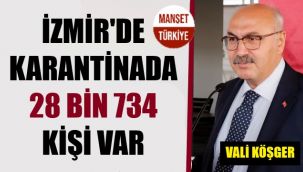 İzmir'de karantinada kaç kişi var? Vali açıkladı
