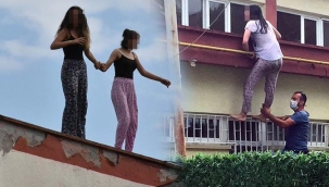Korku anları! Yuvadaki kızlar intihara kalktı
