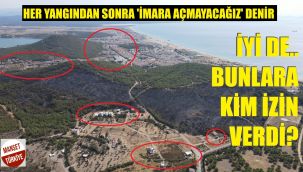 Yangının ortaya çıkardığı vahşi yapılaşma