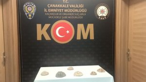 6 milyon değerinde denizyıldızı fosilleri ele geçirildi