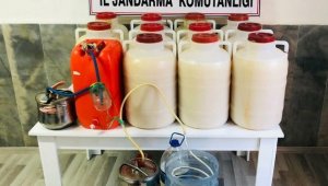 Mersin'de 485 litre sahte içki ele geçirildi