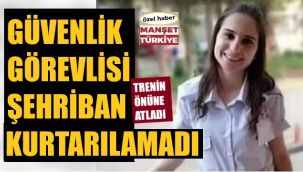 İZBAN'ın önüne atlayan genç kız kurtarılamadı