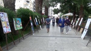5 yaşında ilk kişisel sergisini açtı