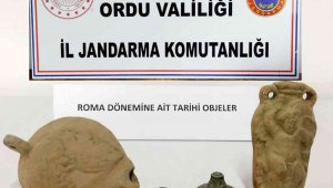 Roma dönemine ait eserler ele geçirildi