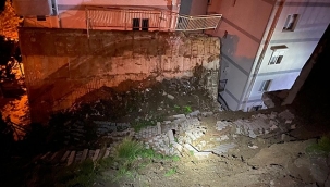 Narlıdere'de toprak kaydı, 88 daire boşaltıldı