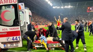 Olay olay! Göztepe-Altay maçında yaralılar var