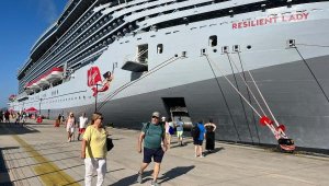 Bodrum'a kruvaziyer ile 10 ayda 82 bin 39 yabancı turist geldi