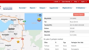 İzmir'de deprem