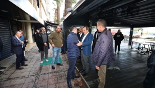 Başkan Batur’dan kordon esnafına afet desteği: Üç ay işgaliye ücreti alınmayacak