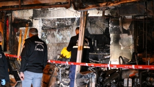 İzmir'de iş yeri yangınında kundaklama iddiası