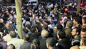Şehit cenazesinde Özgür Özel'e tepki