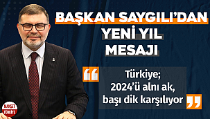 AK Partili Saygılı: “Türkiye; 2024’ü alnı ak, başı dik karşılıyor “
