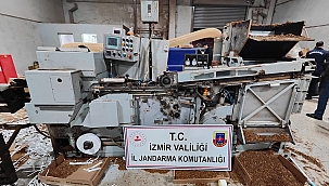 İzmir’de kaçak sigara fabrikasına baskın