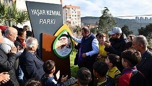 Yaşar Kemal Parkı Çiğli’de törenle açıldı