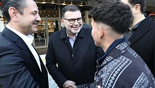 AK Partili Saygılı esnaf ziyaretinde bulundu