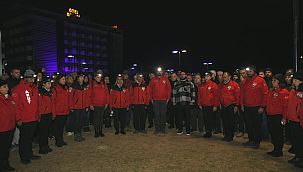 Asrın Felaketinde hayatını kaybedenler Kuşadası'nda anıldı