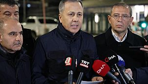 Bakan Yerlikaya “Kayan kütlenin hacmi 10 milyon metreküp”
