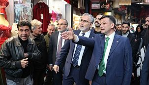 Bakan Işıkhan ve Hamza Dağ’dan Kemeraltı Çarşısı'na ziyaret