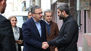Mehmet Kasapoğlu katledilen taksicinin ailesini ziyaret etti