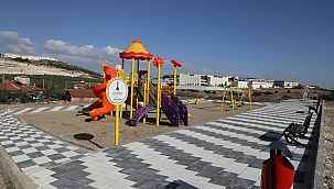 Menderes Parkları yenilenmeye devam ediyor