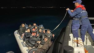 İzmir açıklarında 39 göçmen yakalandı