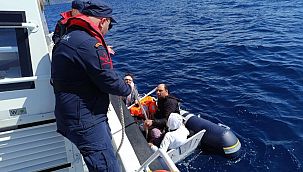 İzmir açıklarında 47 göçmen kurtarıldı