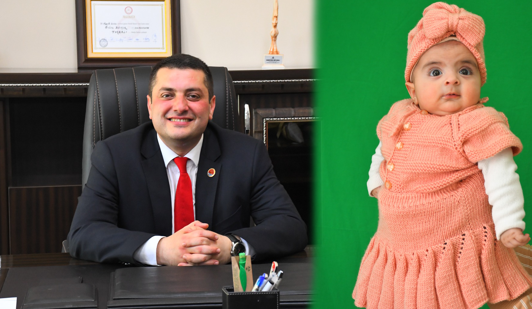 Başkan Demir tebrik çiçeği yerine SMA’lı İkbal’e destek istedi